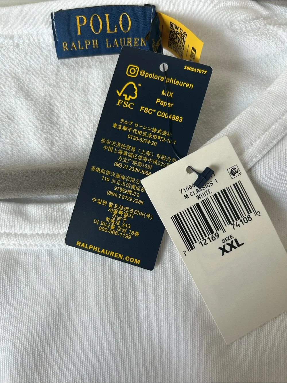 NWT POLO RALPH LAUREN CREWNECK PULLOVER XXL